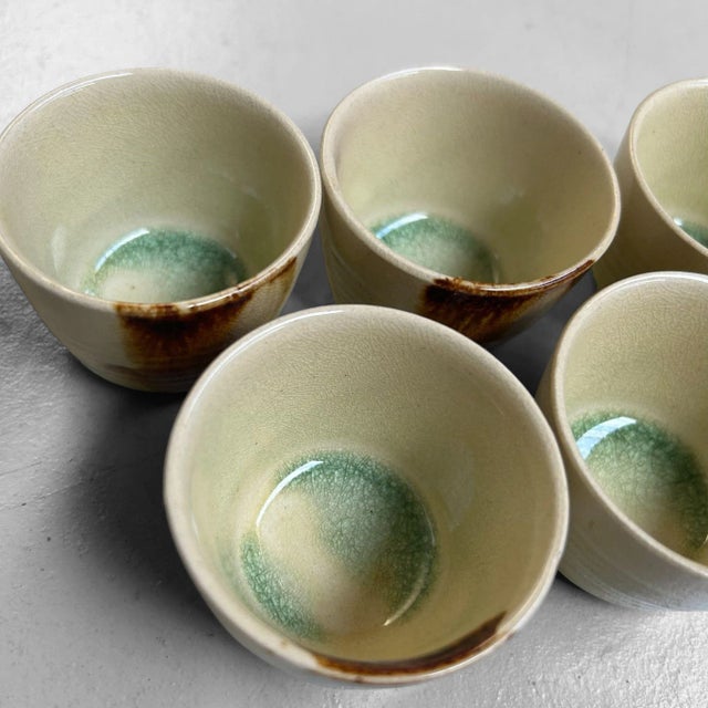 Vintage Japanese Ceramic Donabe Hotpot and Sake Set, 1970s, Set of 8 For Sale - Image 13 of 18