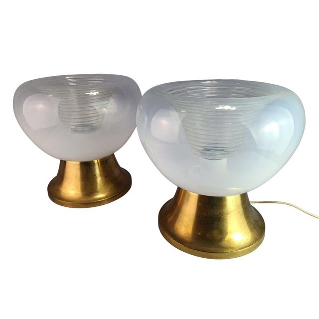 Large Murano Glass Table Lamps, Set of 2 For Sale - Image 12 of 12