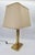 An elegant table lamp manufactured in switzerland by jjs (swiss made, gland). This piece retains its original silver...