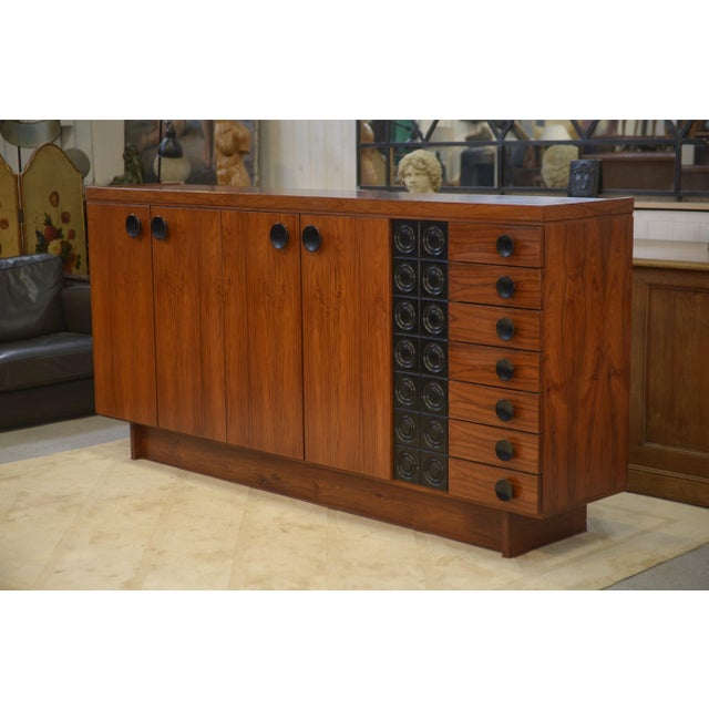 Brutalist Sideboard by De Coene, 1970s For Sale - Image 13 of 13