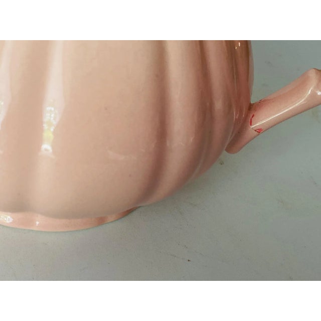 Ceramic Mid-Century Pink Teapot in Ceramic for Les Salins, France For Sale - Image 7 of 11