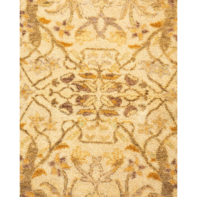 Traditional Mogul, One-of-a-Kind Hand-Knotted Area Rug - Ivory, 3' 3" x 5' 2" For Sale - Image 3 of 8