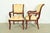 Baker Furniture Style Regency Carved Mahogany Armchairs, Pair For Sale - Image 10 of 13