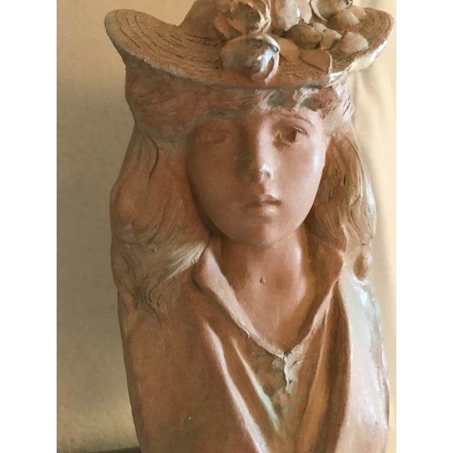 Traditional 1991 Alva Studio Victorian Woman Sculpture For Sale - Image 3 of 13