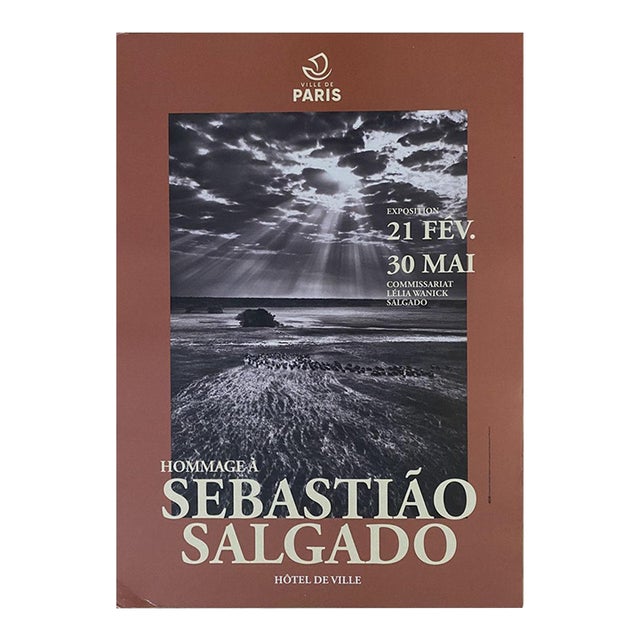 Sebastião Salgado Hôtel De Ville II Official Exhibition Poster For Sale
