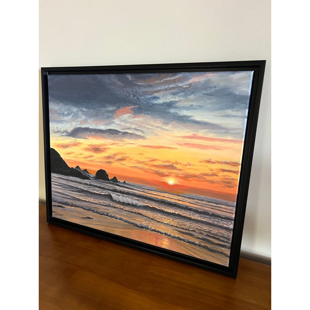 An original oil painting by Steve Schaaf, inspired by his love of photography and the beauty of the Northern California...