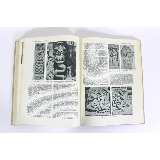 1960 Mythology Larousse Encyclopedia of Mythology Coarse Linen Hard Cover Coffee Table Book With Dust Jacket For Sale - Image 17 of 18