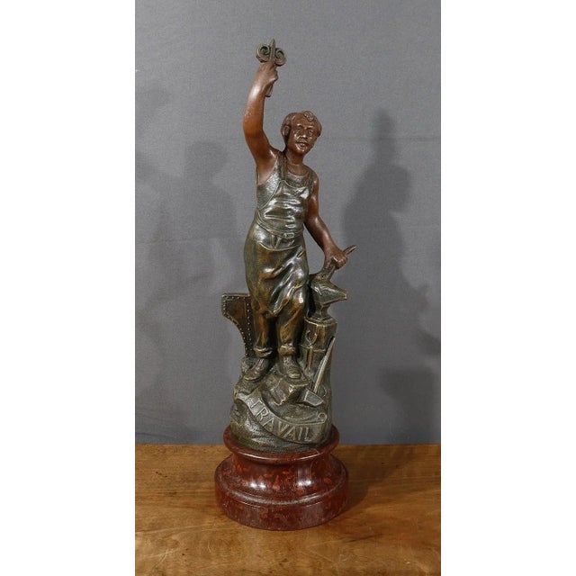 Le Travail Regula Figure, Early 20th Century For Sale - Image 13 of 13