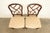 Kindel Furniture Style Federal Carved Mahogany Side Chairs or Dining Chairs, Pair For Sale In South Bend - Image 6 of 14