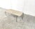 Vintage Travertine and Chrome Coffee Table, 1970s For Sale - Image 6 of 11