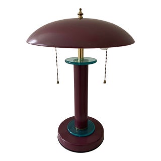 1980s Postmodern Purple Ufo Lamp For Sale