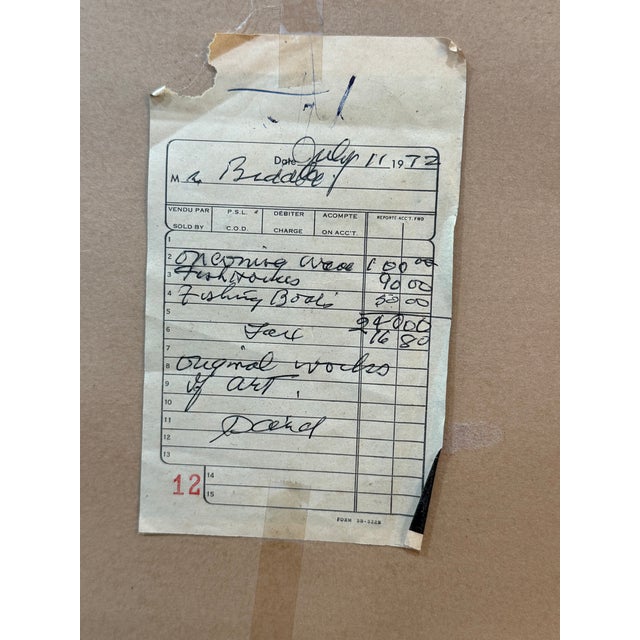 Oncoming Waves, Oil Painting on Board Signed by Canadian Artist Gordon Payne For Sale - Image 10 of 14