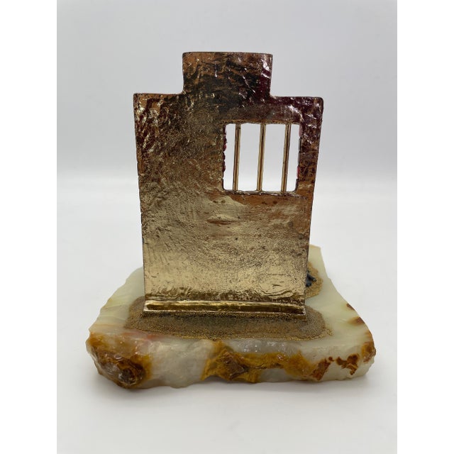 Vintage Ron Lee “Great Escape” Jail Scene Clown Sculpture on Onyx Base, Signed 1987 For Sale - Image 12 of 12