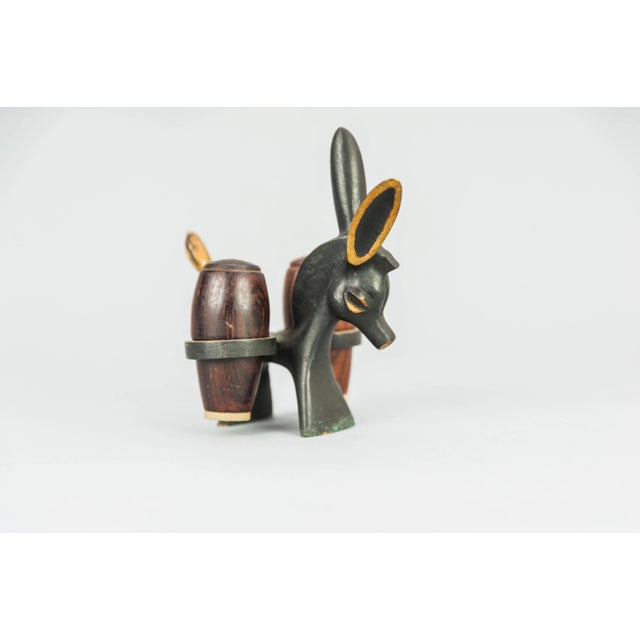 Donkey Salt and Pepper Shaker Set by Walter Bosse for Hertha Baller, 1950s For Sale - Image 6 of 11