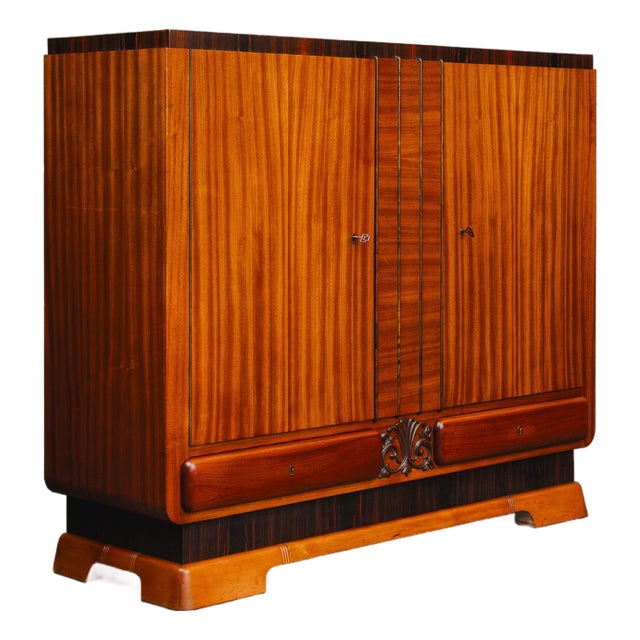 Art Deco Style Sideboard in Mahogany For Sale