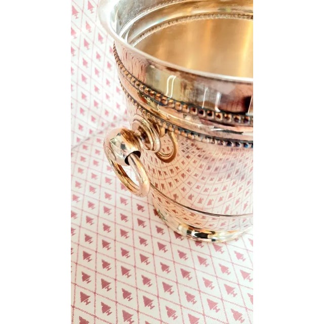 Vintage Ice Bucket from Christofle, 1980s, in Very Good conditions. Designed 1980 to 1989 This piece has an attribution...