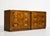 Campaign 1970s Campaign Burl Wood Chests by Hickory Furniture - A Pair For Sale - Image 3 of 13