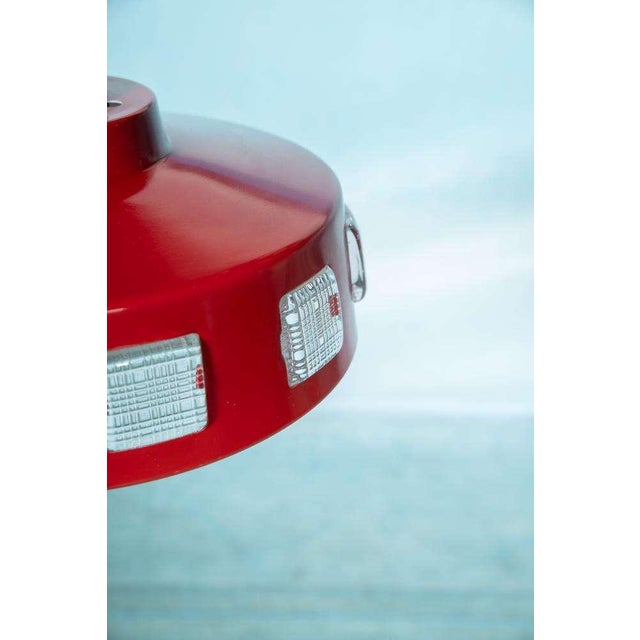 Metal Swedish Space Age Hanging Lamp For Sale - Image 7 of 16