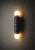 Navazi Medium Wall Lamp in Scorched Coal Ceramic and Glass by Svitanok For Sale - Image 11 of 18