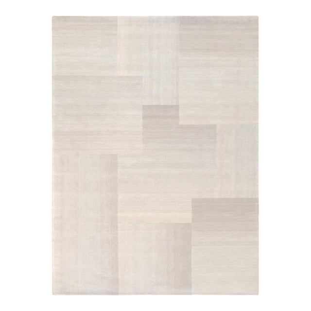 Pasargad Home Rodeo Silver Area Rug- 5' 0" X 8' 0" For Sale