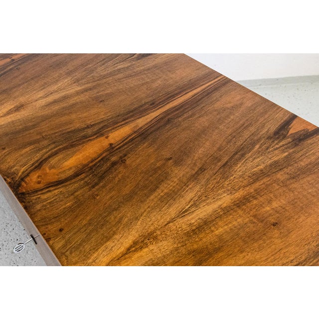 Vintage Walnut Sideboard from LFM, Poland, 1970s For Sale - Image 10 of 13