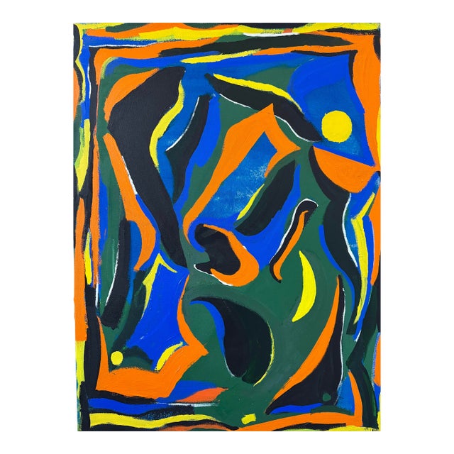 Cross Currents, Contemporary Abstract Painting by Matt Higgins For Sale