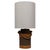 20th Century German Orange Ceramic Table Lamp With Rope Handle For Sale - Image 15 of 18