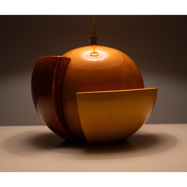 Post Modern Ceramic Table Lamp by François Chatain, France, 1980s For Sale - Image 11 of 13