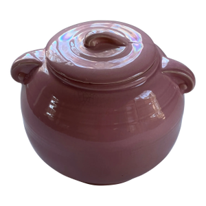 Vintage Pink Round Cookie Jar