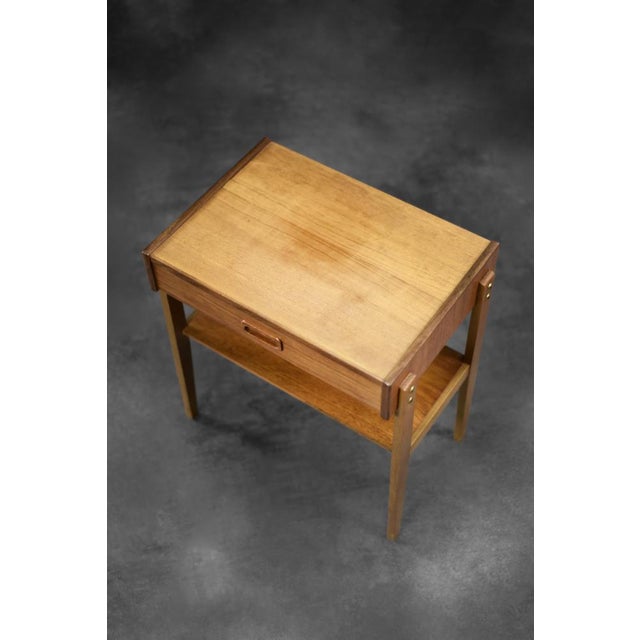 Mid-Century Scandinavian Modern Teak Nightstands, 1960s, Set of 2 For Sale - Image 10 of 14