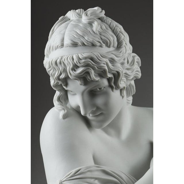 Bust in Biscuit in the style of Jean Antoine Houdon, 1900 For Sale - Image 13 of 18