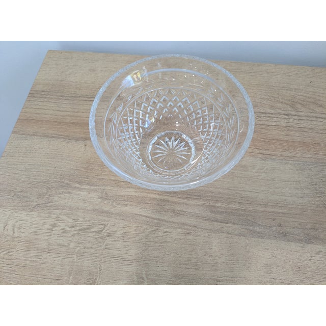 Late 20th Century Rogaska Slovenia Gallia Crystal Footed Dessert Bowl 6'' For Sale - Image 4 of 8