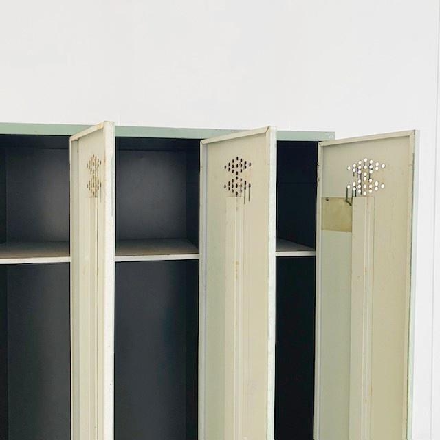 Green Vintage Industrial French Green Locker For Sale - Image 8 of 9