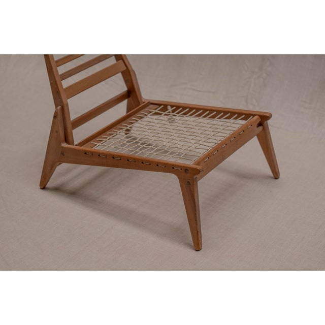 Vintage Hunting Lounge Chair from VEB Deutsche Werkstätten Hellerau, 1950s For Sale - Image 15 of 16