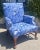 Chippendale Rose Tarlow Melrose House Chippendale Mahogany Love Chair With Ralph Lauren Chintz Fabirc For Sale - Image 3 of 6