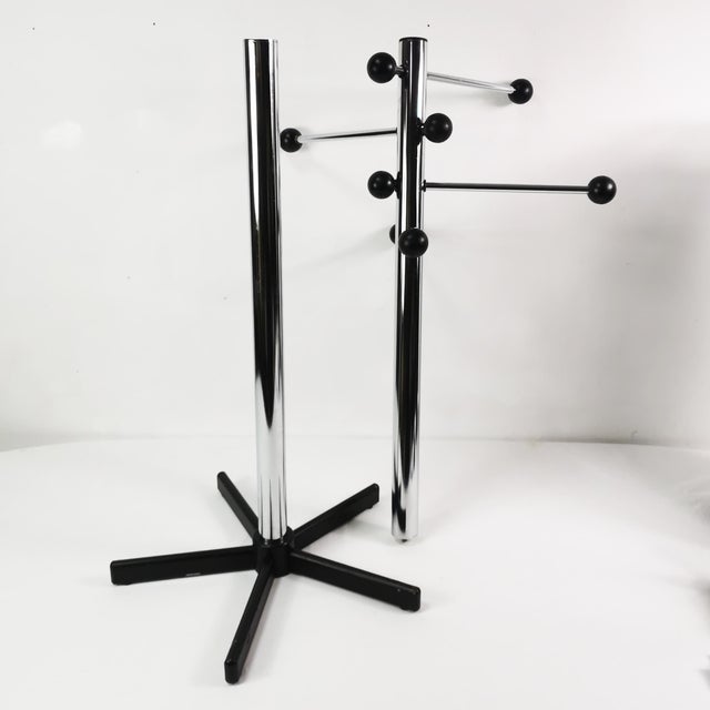 Black Vintage German Space Age Floor Hanger, 1970s For Sale - Image 8 of 14