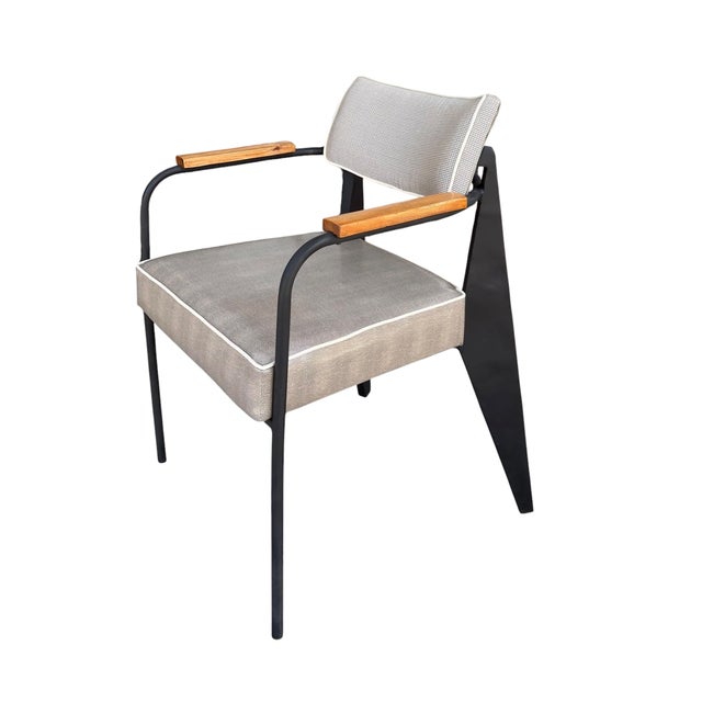 1930s Pair - Vintage Art Deco Jean Prouvé Direction Armchairs For Sale - Image 5 of 6