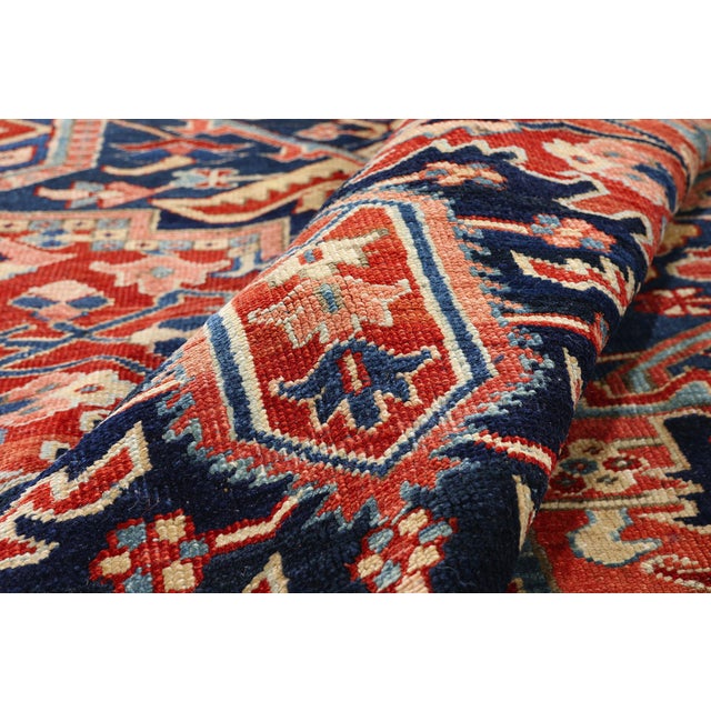 54166 Antique Persian Heriz Rug, 09'08 X 12'10 For Sale In Dallas - Image 6 of 10