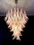 Italian Pink and White Petal Chandeliers, Murano, Set of 2 For Sale - Image 11 of 18