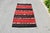 1960s Rustic Hand Knotted Red Striped Kilim For Sale - Image 10 of 10