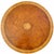 1990s Ethan Allen Neoclassical Round Inlaid Walnut Pedestal Accent Table For Sale In San Diego - Image 6 of 8