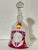 Beautiful lead crystal bell. Anna Hutto Bleikristall. West Germany. 3 3/4” x 3 3/4” x 7”.