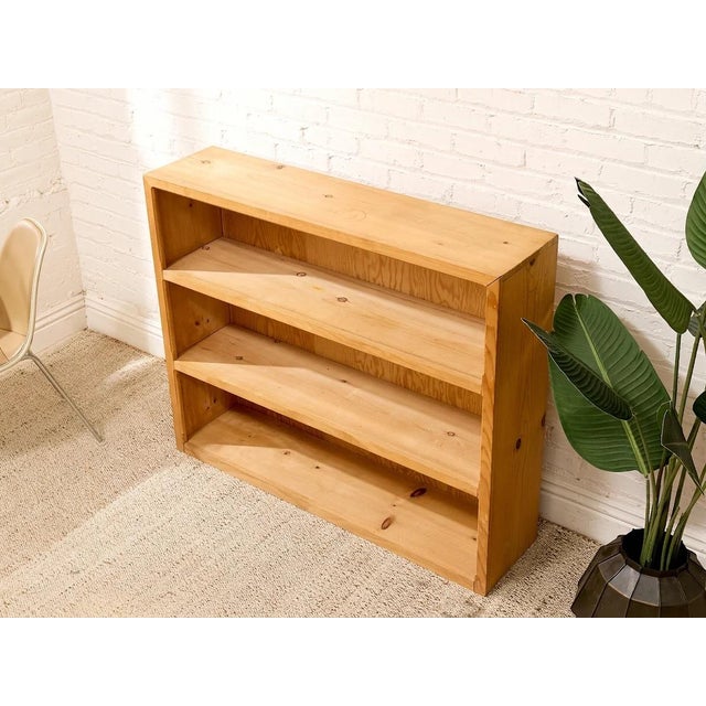 Late 20th Century Late 20th Century Primitive Rustic Pine Shelf For Sale - Image 5 of 11