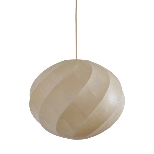 Mid-Century Modern Cocoon Lamp from Goldkant Leuchten, 1970s For Sale