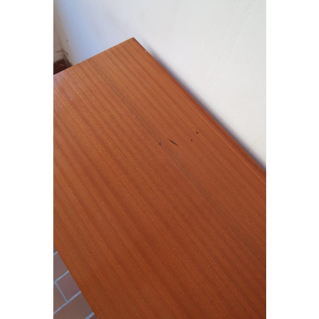 Teak Sideboard with Glazed Centre by Marcel Gascoin for Alveole, France, 1960s For Sale - Image 17 of 18