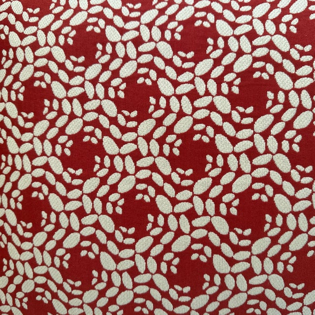 Handcrafted decorative pillow case. Double sided red and off white cotton, 18”X18” with invisible zipper. Selling only the...