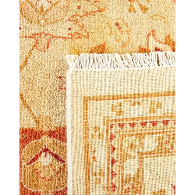 2000 - 2009 Eclectic, One-of-a-Kind Hand-Knotted Area Rug in Ivory, 9' 2" x 12' 6" For Sale - Image 5 of 8