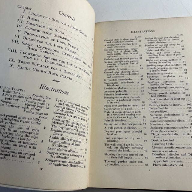 Shabby Chic 1929 Rock Garden Primer Book For Sale - Image 3 of 9