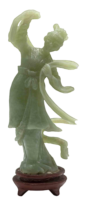 Chinese Artist, Serpentine Sculpture, Early 20th Century, Marble