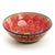 Traditional Salad Bowl Red Peacock Design, Geribi For Sale - Image 3 of 7